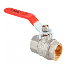 Кран шаровый латунный полнопроходной MVI 3" PN40 вн-вн, рычаг Кран шаровый латунный полнопроходной MVI 3" PN40 вн-вн, рычаг