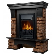 Портал Firelight Forte Wood Classic камень темный, шпон венге Портал Firelight Forte Wood Classic камень темный, шпон венге