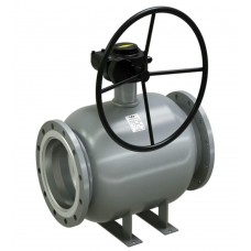 Кран шаровой стальной фланцевый LD Ду200 Ру16 полнопроходной с редуктором Кран шаровой стальной фланцевый LD Ду200 Ру16 полнопроходной с редуктором