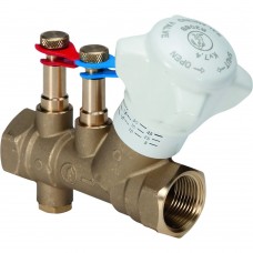 Клапан балансировочный Giacomini R206B ручной DN50 (2") ВВ, Kvs-25.5м3/ч, со штуцерами и дренажём Клапан балансировочный Giacomini R206B ручной DN50 (2") ВВ, Kvs-25.5м3/ч, со штуцерами и дренажём