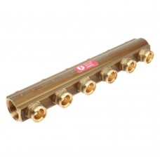 Коллектор Giacomini с отсечными клапанами 1 1/4" x 18 /8, R553SY028 Коллектор Giacomini с отсечными клапанами 1 1/4" x 18 /8, R553SY028