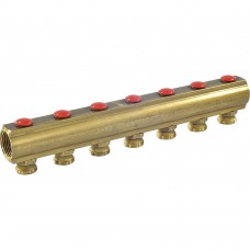 Коллектор Giacomini с отсечными клапанами 1" x 3/4"E /7, R553SY047 Коллектор Giacomini с отсечными клапанами 1" x 3/4"E /7, R553SY047