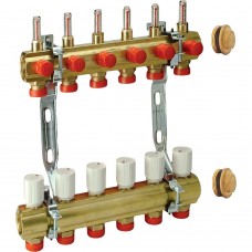 Комплект коллекторного узла Giacomini 1" x 3/4"E /6, R553KY066 Комплект коллекторного узла Giacomini 1" x 3/4"E /6, R553KY066