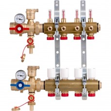 Комплект коллекторного узла Giacomini с расходомерами 1" x 18 /4, R553FK104 Комплект коллекторного узла Giacomini с расходомерами 1" x 18 /4, R553FK104