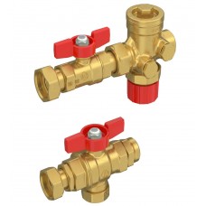 Комплект Giacomini для фанкойлов компактный 290-1500 л/ч - 3/4", R280AKY134