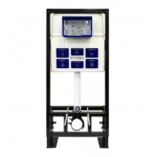 Инсталляция для унитаза BETTOSERB sava free standing, клавиша смыва хром матовый круг.