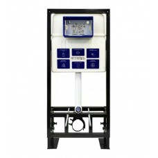 Инсталляция для унитаза BETTOSERB sava free standing, клавиша смыва черный матовый квадр.