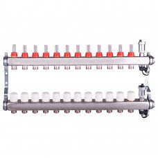 Группа коллект. AQUALINK регулир, настроеч и дренаж. клапаны, автомат. возд-к, нерж.сталь 1"х12х3/4" Группа коллект. AQUALINK регулир, настроеч и дренаж. клапаны, автомат. возд-к, нерж.сталь 1"х12х3/4"