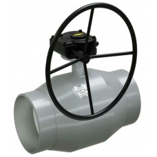 Кран шаровой стальной приварной LD Ду200 Ру25 полнопроходной, с редуктором