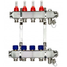 Комплект коллекторов РИДАН SSM-8RF set с расход.,кроншт.,руч.воздух.,слив.кран.иторц.заглуш. Комплект коллекторов РИДАН SSM-8RF set с расход.,кроншт.,руч.воздух.,слив.кран.иторц.заглуш.