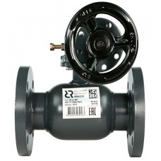 Кран шаровой РИДАН JIP-R Premium FF DN100 PN16 WG фланцевый, с рукояткой, неполнопроходной