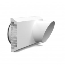 Выход совмещенный приточно-вытяжной фасадный, 250 мм (белый) Выход совмещенный приточно-вытяжной фасадный, 250 мм (белый)