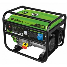 Генератор бензиновый БС-6500, 5,5 кВт, 230В, 4-х такт., 25 л, ручной стартер СИБРТЕХ 94546 Генератор бензиновый БС-6500, 5,5 кВт, 230В, 4-х такт., 25 л, ручной стартер СИБРТЕХ 94546