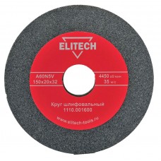 Elitech Круг точильный 150х32х20 К60 1110.001600 Elitech Круг точильный 150х32х20 К60 1110.001600