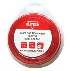Elitech Корд для триммера 0809.002200 Elitech Корд для триммера 0809.002200