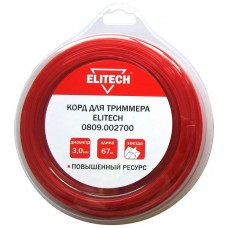 Elitech Корд для триммера 0809.002700 Elitech Корд для триммера 0809.002700