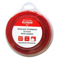 Elitech Корд для триммера 0809.005600 Elitech Корд для триммера 0809.005600
