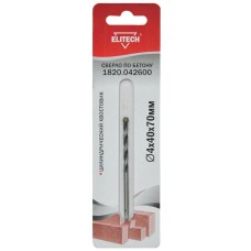 Elitech Сверло 4х70мм бетон 1820.042600 Elitech Сверло 4х70мм бетон 1820.042600
