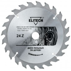 Elitech Диск пильный 190х20/16 24зуб 1820.053700 Elitech Диск пильный 190х20/16 24зуб 1820.053700