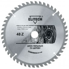 Elitech Диск пильный 190х20/16 48зуб 1820.053900 Elitech Диск пильный 190х20/16 48зуб 1820.053900