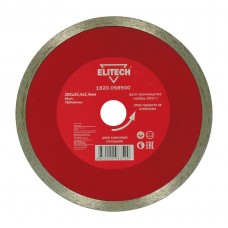 Elitech Диск алмазный 200х25,4 плитка 1820.058900 Elitech Диск алмазный 200х25,4 плитка 1820.058900