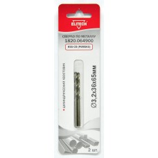 Elitech Кобальтовое сверло 3.2х65 2шт 1820.064900 Elitech Кобальтовое сверло 3.2х65 2шт 1820.064900