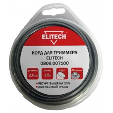 Elitech Корд для триммера 0809.007100 Elitech Корд для триммера 0809.007100