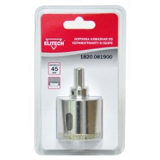 Elitech Коронка алмазная 45мм 1820.081900 Elitech Коронка алмазная 45мм 1820.081900