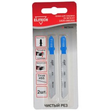 Elitech Полотно пильное T118B 2шт 1820.086200 Elitech Полотно пильное T118B 2шт 1820.086200