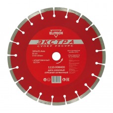Elitech Диск алмазный 300х25,4 бетон армированный 1110.008400 Elitech Диск алмазный 300х25,4 бетон армированный 1110.008400