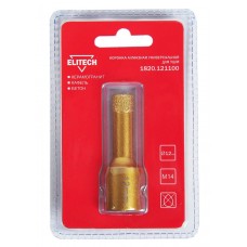 Elitech Коронка алмазная, 12мм х М14 1820.121100 Elitech Коронка алмазная, 12мм х М14 1820.121100
