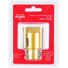 Elitech Коронка алмазная, 40мм х М14 1820.122200 Elitech Коронка алмазная, 40мм х М14 1820.122200