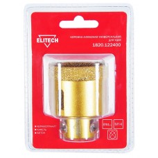 Elitech Коронка алмазная, 51мм х М14 1820.122400 Elitech Коронка алмазная, 51мм х М14 1820.122400