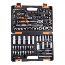 Набор инструментов, 1/2", 1/4", CrV, в кейсе 108 предметов Вихрь