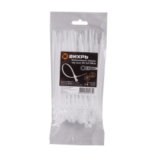Хомут нейлоновый под винт Вихрь 3,6х150 Б (100 шт) Хомут нейлоновый под винт Вихрь 3,6х150 Б (100 шт)