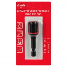 Elitech Бита торцевая головка ударная 10мм 45мм 1820.151300 Elitech Бита торцевая головка ударная 10мм 45мм 1820.151300