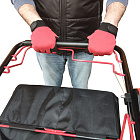 Привод на задние колеса с включением рычагом на рукоятках